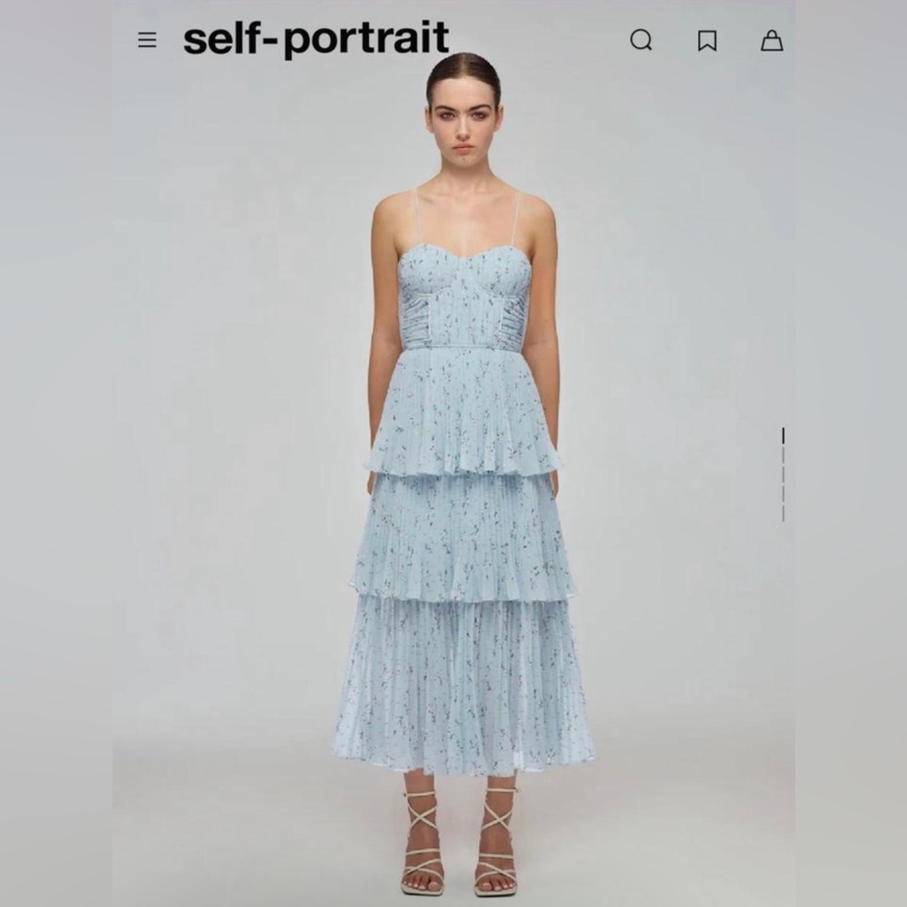 Self - Portrait midi dress. Size US 2